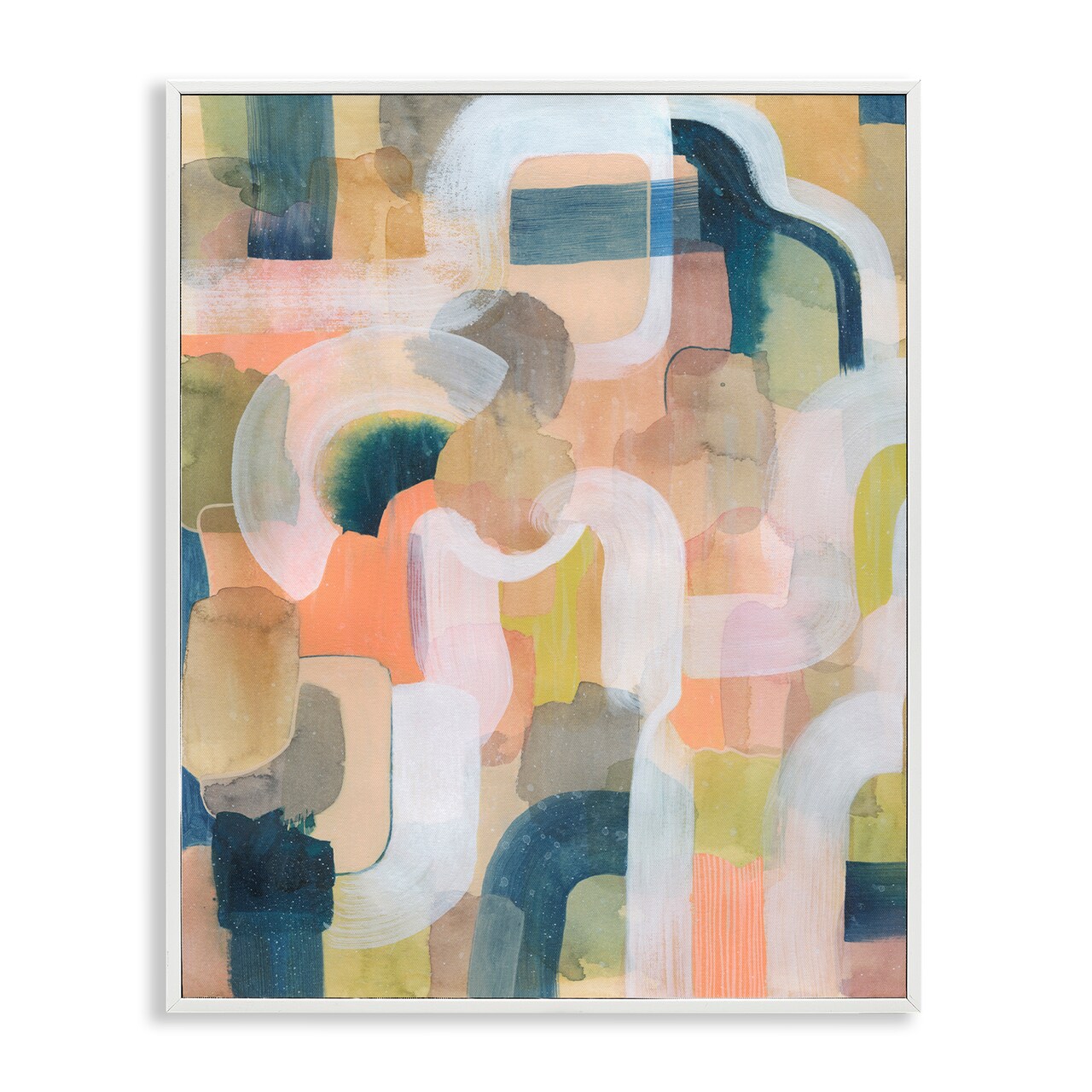 Stupell Industries Layered Curved Arches Framed Giclee Wall Art Design by Joris Hoefnagel